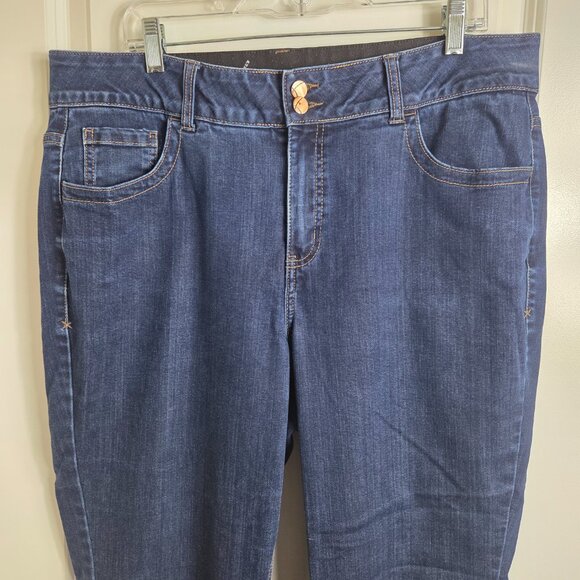 Lane Bryant Dark Wash Straight Leg Jeans - Picture 2 of 12